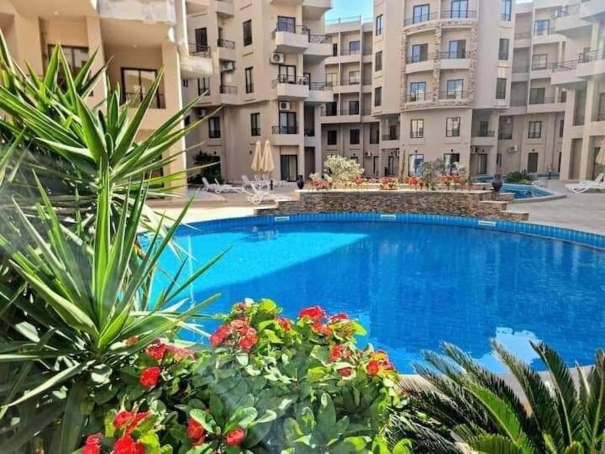 Modern Apartment With Direct Pool Access In Aqua Tropical Hurghada Luaran gambar