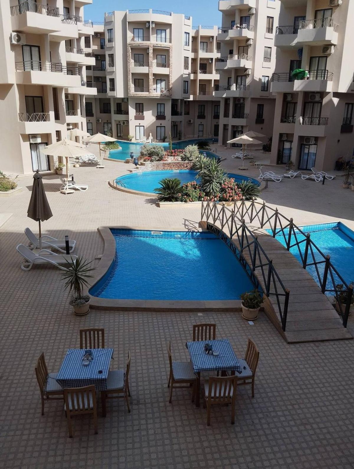 Modern Apartment With Direct Pool Access In Aqua Tropical Hurghada Luaran gambar